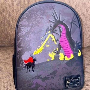 Sleeping Beauty Maleficent Backpack HTF Rare